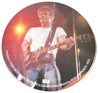 BRYAN ADAMS - Interview Picture Disc  album front cover vinyl record